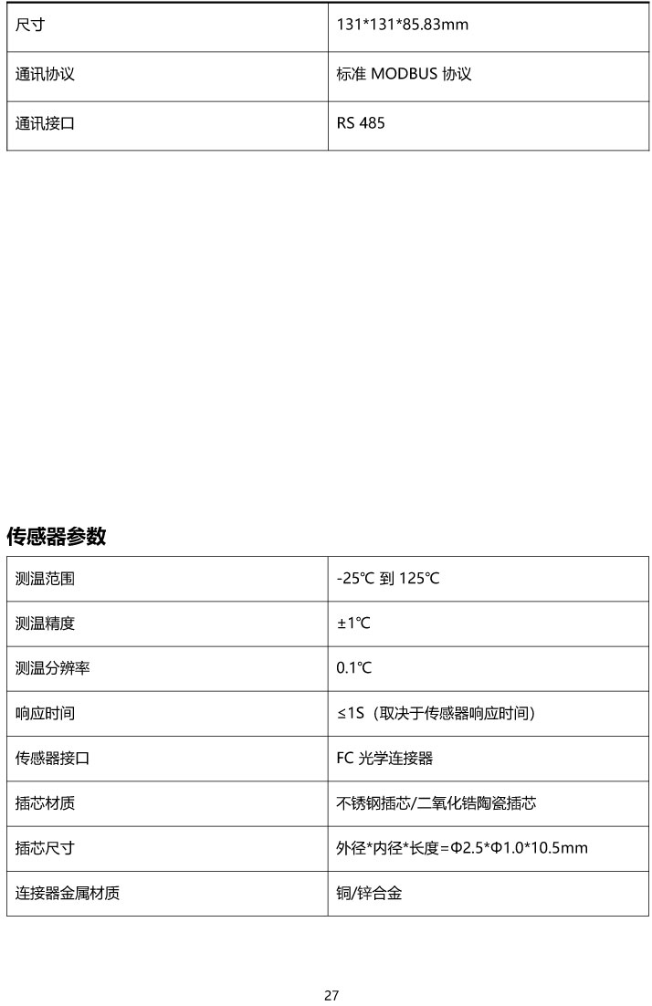 BHG-YGCW熒光光纖測溫系統(tǒng)說明書